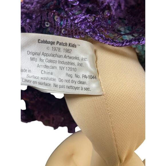 VTG 1982 CABBAGE PATCH DOLL RED HAIR BLUE EYES DIMPLES RED CHEEKS COLLECTIBLE - Picture 6 of 15